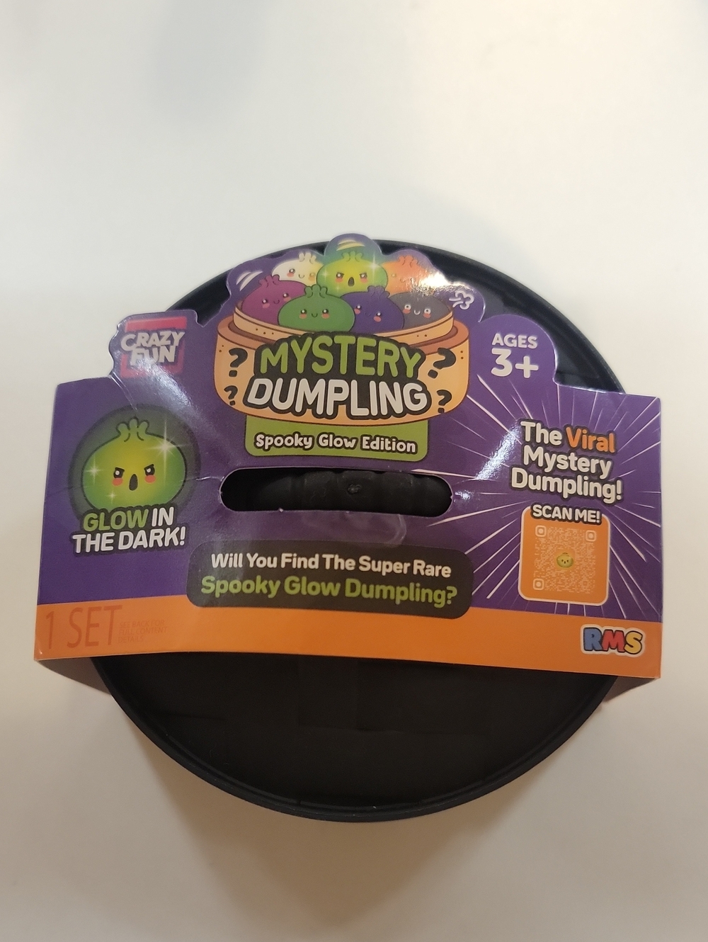 Crazy Fun RMS Mystery Dumpling- Spooky Glow Edition- (Grey)*unsealed*